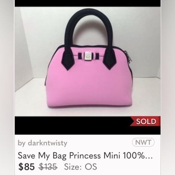 BNWT Save My Bag Princess Midi 100% made in Italy GREAT GIFT PRICE FIRM! - Picture 10 of 10
